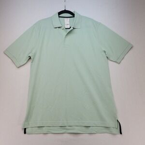 Brooks Brothers Performance Polo Mens Medium Mint Green Original Fit Cotton
